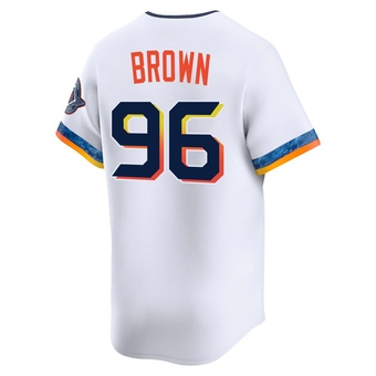 Youth Limited Houston Astros Aaron Brown 2025 City Connect Jersey - White