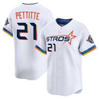 Youth Limited Houston Astros Andy Pettitte 2025 City Connect Jersey - White