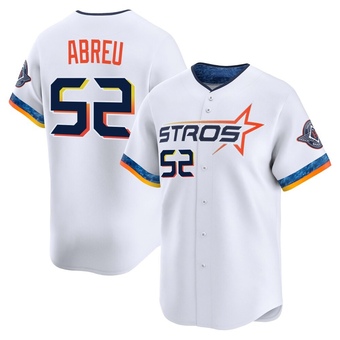 Youth Limited Houston Astros Bryan Abreu 2025 City Connect Jersey - White