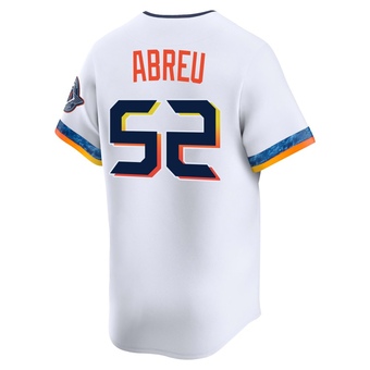 Youth Limited Houston Astros Bryan Abreu 2025 City Connect Jersey - White