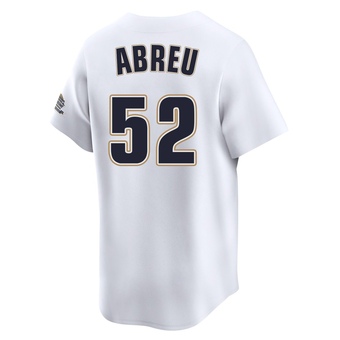 Youth Limited Houston Astros Bryan Abreu Throwback Cooperstown Collection Jersey - White