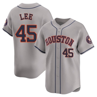 Youth Limited Houston Astros Carlos Lee Away Jersey - Gray