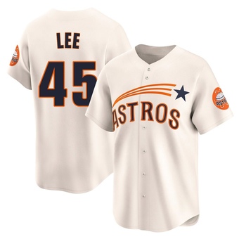 Youth Limited Houston Astros Carlos Lee Throwback Cooperstown Collection Jersey - Cream