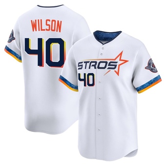 Youth Limited Houston Astros Don Wilson 2025 City Connect Jersey - White