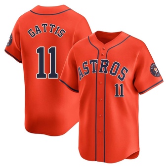 Youth Limited Houston Astros Evan Gattis Alternate Jersey - Orange