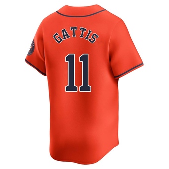 Youth Limited Houston Astros Evan Gattis Alternate Jersey - Orange