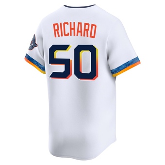 Youth Limited Houston Astros J.R. Richard 2025 City Connect Jersey - White