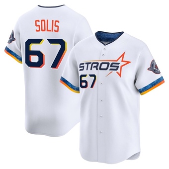 Youth Limited Houston Astros Jairo Solis 2025 City Connect Jersey - White