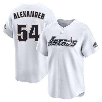 Youth Limited Houston Astros Jason Alexander Throwback Cooperstown Collection Jersey - White
