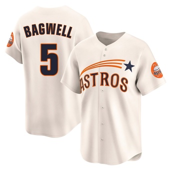 Youth Limited Houston Astros Jeff Bagwell Throwback Cooperstown Collection Jersey - Cream