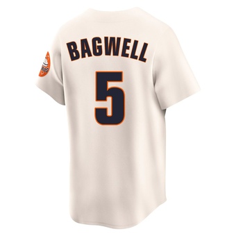Youth Limited Houston Astros Jeff Bagwell Throwback Cooperstown Collection Jersey - Cream
