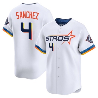 Youth Limited Houston Astros Jesus Sanchez 2025 City Connect Jersey - White