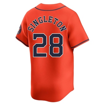 Youth Limited Houston Astros Jon Singleton Alternate Jersey - Orange