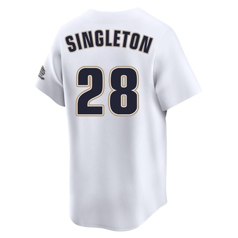 Youth Limited Houston Astros Jon Singleton Throwback Cooperstown Collection Jersey - White