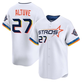 Youth Limited Houston Astros Jose Altuve 2025 City Connect Jersey - White