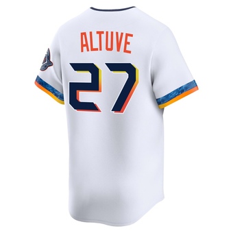 Youth Limited Houston Astros Jose Altuve 2025 City Connect Jersey - White