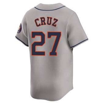 Youth Limited Houston Astros Jose Cruz Jr. Away Jersey - Gray