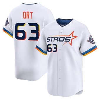Youth Limited Houston Astros Kaleb Ort 2025 City Connect Jersey - White