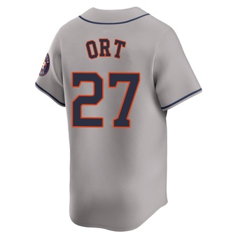Youth Limited Houston Astros Kaleb Ort Away Jersey - Gray