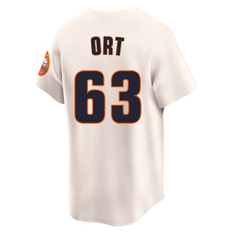 Youth Limited Houston Astros Kaleb Ort Throwback Cooperstown Collection Jersey - Cream