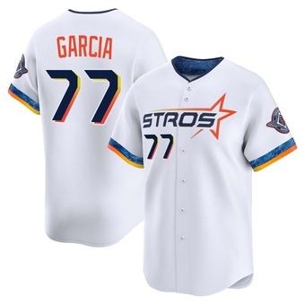 Youth Limited Houston Astros Luis Garcia 2025 City Connect Jersey - White