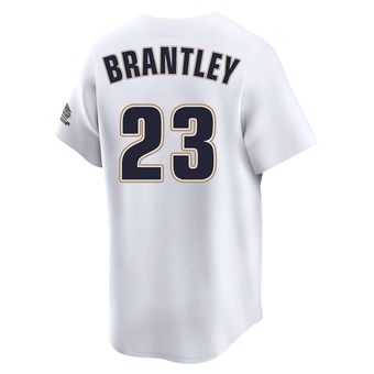 Youth Limited Houston Astros Michael Brantley Throwback Cooperstown Collection Jersey - White