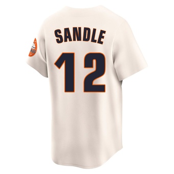 Youth Limited Houston Astros Michael Sandle Throwback Cooperstown Collection Jersey - Cream