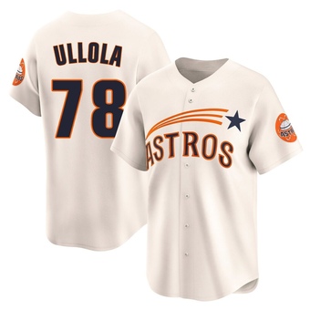 Youth Limited Houston Astros Miguel Ullola Throwback Cooperstown Collection Jersey - Cream