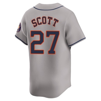 Youth Limited Houston Astros Mike Scott Away Jersey - Gray