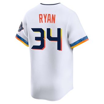 Youth Limited Houston Astros Nolan Ryan 2025 City Connect Jersey - White