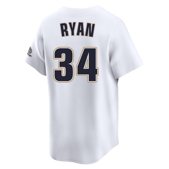 Youth Limited Houston Astros Nolan Ryan Throwback Cooperstown Collection Jersey - White