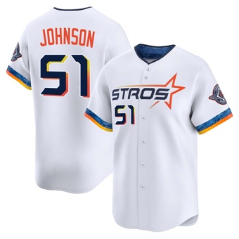 Youth Limited Houston Astros Randy Johnson 2025 City Connect Jersey - White