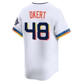 Youth Limited Houston Astros Steven Okert 2025 City Connect Jersey - White