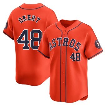 Youth Limited Houston Astros Steven Okert Alternate Jersey - Orange