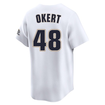 Youth Limited Houston Astros Steven Okert Throwback Cooperstown Collection Jersey - White