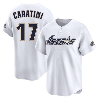Youth Limited Houston Astros Victor Caratini Throwback Cooperstown Collection Jersey - White
