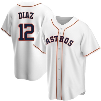 Youth Replica Houston Astros Aledmys Diaz Home Jersey - White