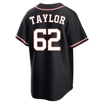 Youth Replica Houston Astros Blake Taylor Fashion Out Jersey - Black
