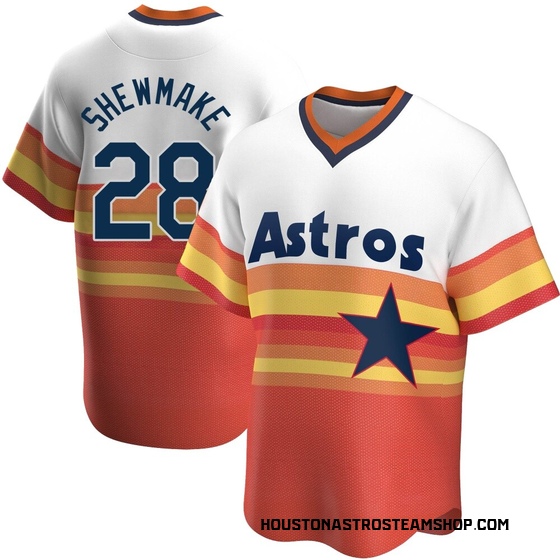 Youth Replica Houston Astros Braden Shewmake Home Cooperstown Collection Jersey - White