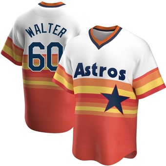 Youth Replica Houston Astros Brandon Walter Home Cooperstown Collection Jersey - White