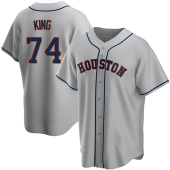 Youth Replica Houston Astros Bryan King Road Jersey - Gray