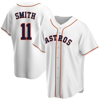 Youth Replica Houston Astros Cam Smith Home Jersey - White