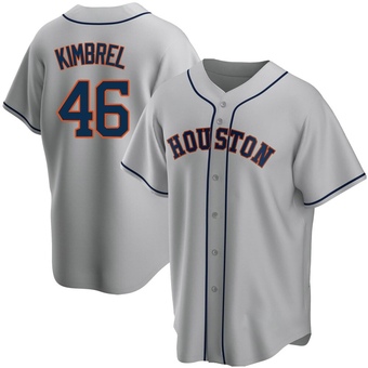 Youth Replica Houston Astros Craig Kimbrel Road Jersey - Gray