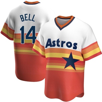 Youth Replica Houston Astros Derek Bell Home Cooperstown Collection Jersey - White