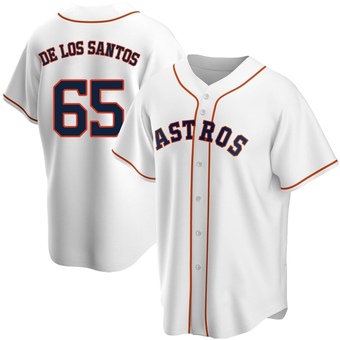 Youth Replica Houston Astros Enyel De Los Santos Home Jersey - White