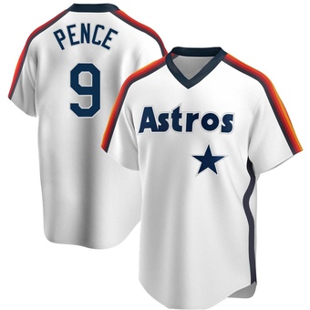 Youth Replica Houston Astros Hunter Pence Home Cooperstown Collection Team Jersey - White