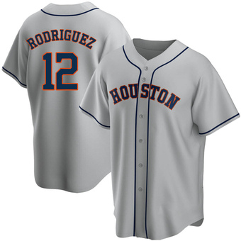 Youth Replica Houston Astros Ivan Rodriguez Road Jersey - Gray