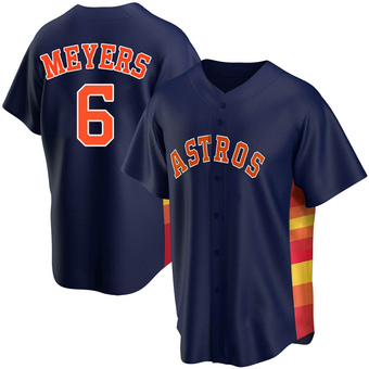 Youth Replica Houston Astros Jake Meyers Alternate Jersey - Navy