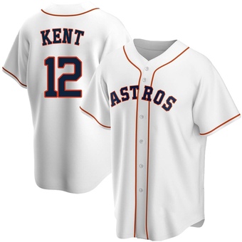Youth Replica Houston Astros Jeff Kent Home Jersey - White