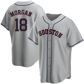 Youth Replica Houston Astros Joe Morgan Road Jersey - Gray